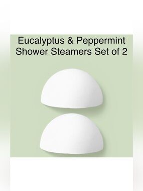 Handmade Eucalyptus & Peppermint Essential Oil Shower Steamers Pack of 2